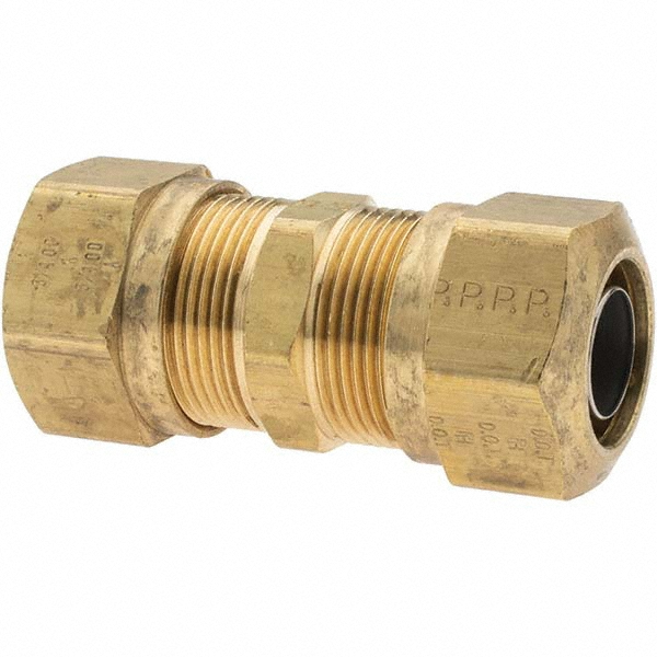 Parker Compression Tube Connector: 1/4" Tube OD, Compression x FNPT - BD-10754