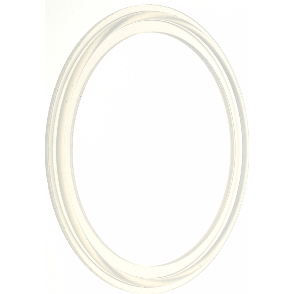 VNE Sanitary Tube Gasket: Polytetrafluroethylene, 3" OD - EG40T3.0