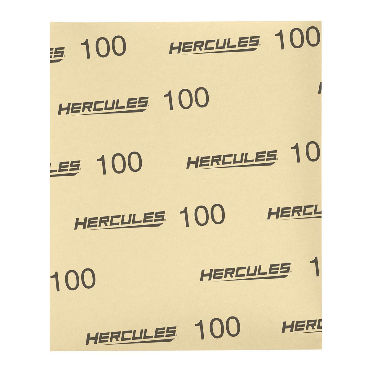 Hojas de lijado en seco Hercules de 9 pulgadas x 11 pulgadas, grano 100 con grano de alúmina cerámica, paquete de 5 - 58418
