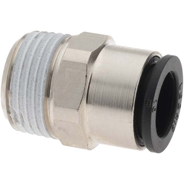 Legris Push-to-Connect Tube x Male BSPT Fitting: Connector, BSPT, 5/16" OD - 3175 08 10