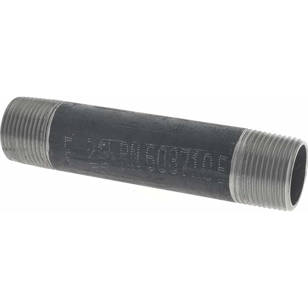 Value Collection Black Pipe Nipple: 3/4" Dia x 2" Long, Schedule 80 - XNBS05020