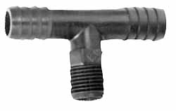 NewAge Industries Barbed Tube Elbow: 1/2" Barbs, 1/2" NPT - 5003740
