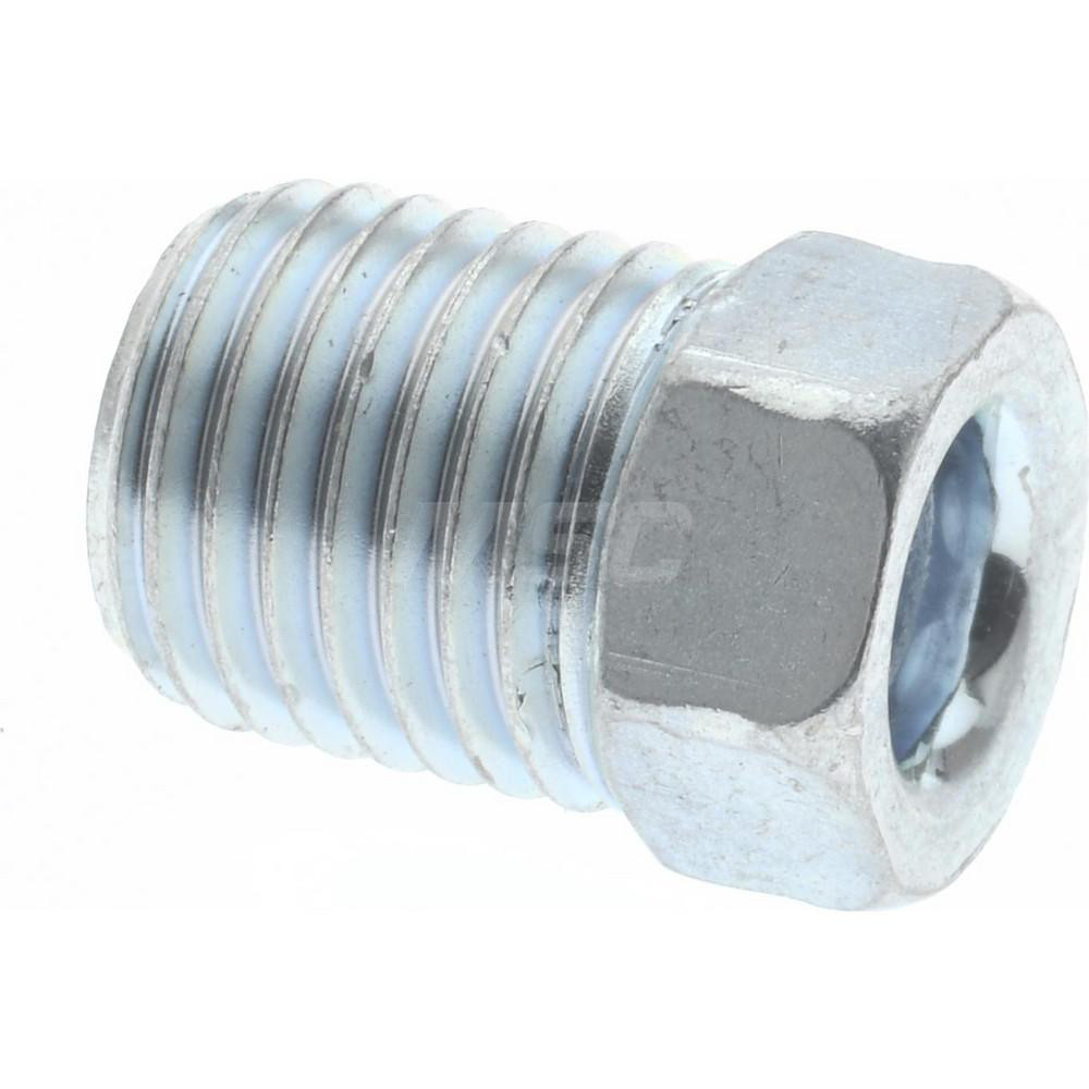 Parker Brass Flared Tube Inverted Nut: 5/16" OD, 1/2-20 Thread - 41IF-5