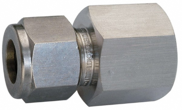 Ham-Let Compression Tube Connector: 1/2" Tube OD, Compression x FNPT - 3001804