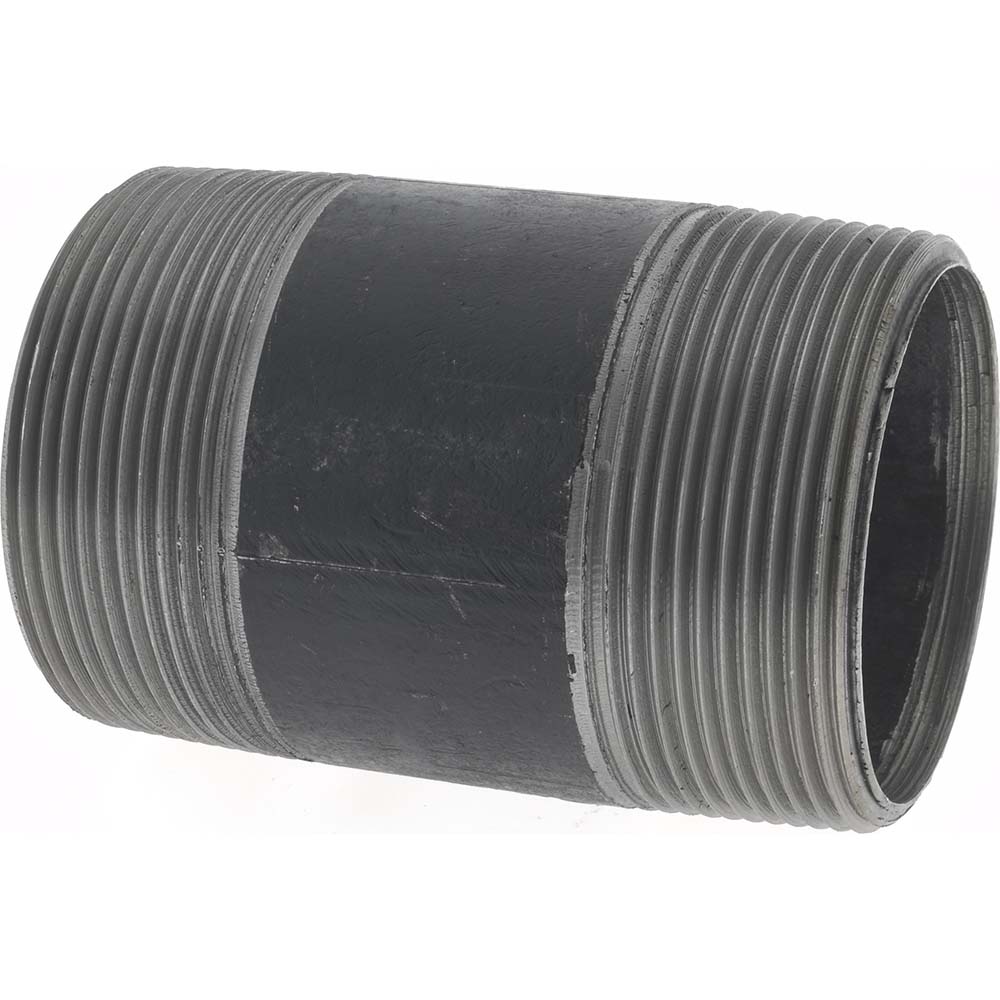 B&K Mueller Black Pipe Nipple: 2" Dia x 5-1/2" Long, Schedule 40 - 588-055HC
