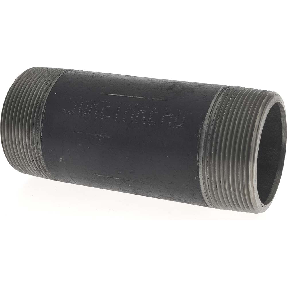 B&K Mueller Black Pipe Nipple: 2" Dia x 5-1/2" Long, Schedule 40 - 588-055HC