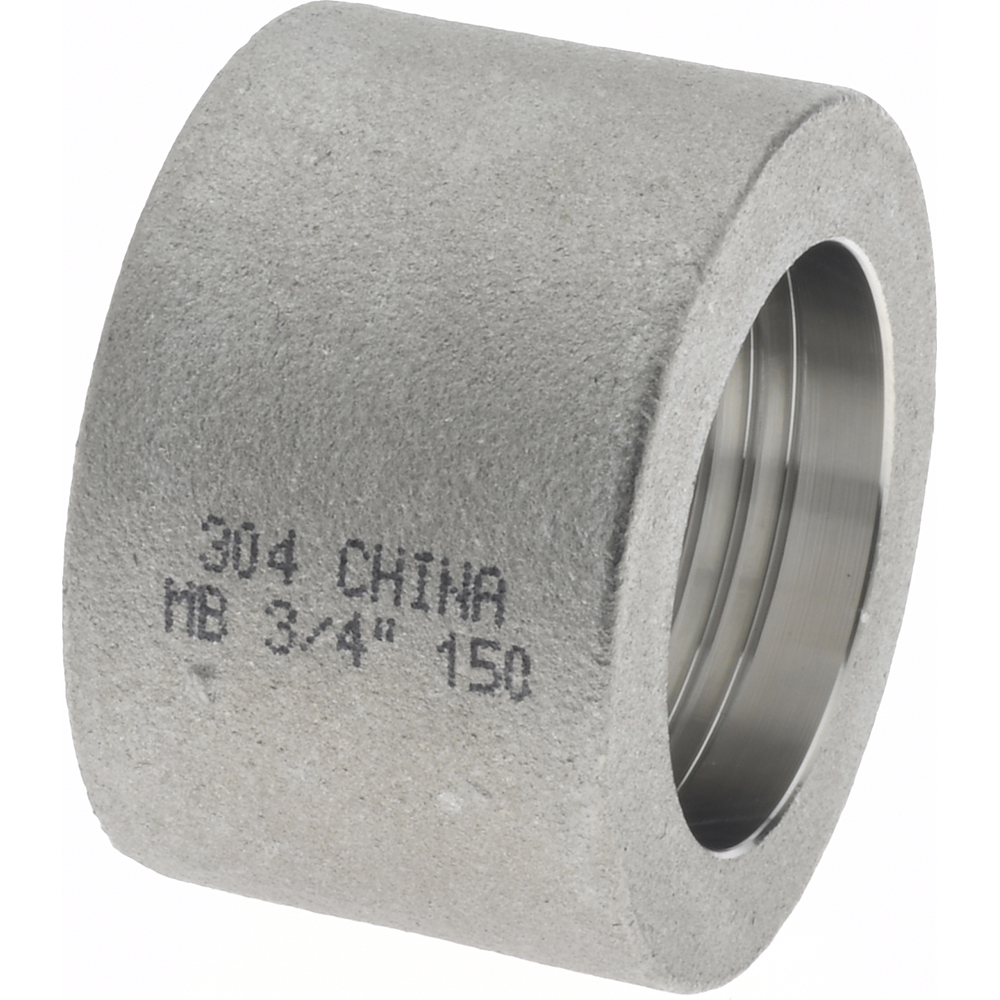 Merit Brass Pipe Half Coupling: 1/8", 316 & 316L Stainless Steel - 3611HD-02
