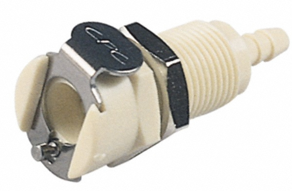 CPC Colder Products 1/8" Nominal Flow, 1/8" ID, Male, Inline Hose Barb-Male Plug - PMC220212