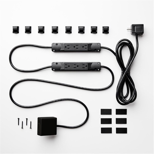 Utilitiesutilidades 10 ft. er 1000 Joule 7 Outlet Surge Protector with USB Port, Black - UT3304438