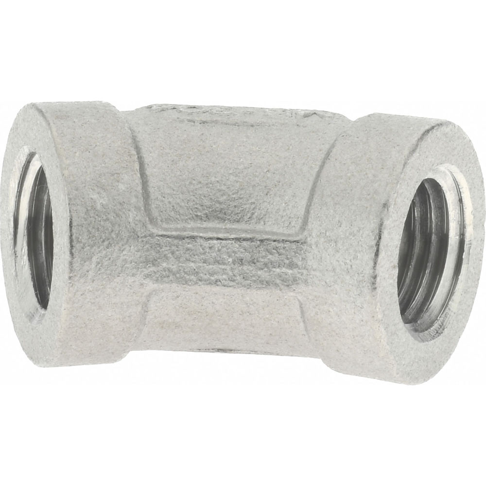 Merit Brass Pipe 45 deg Elbow: 1/4", 304 Stainless Steel - K402-04