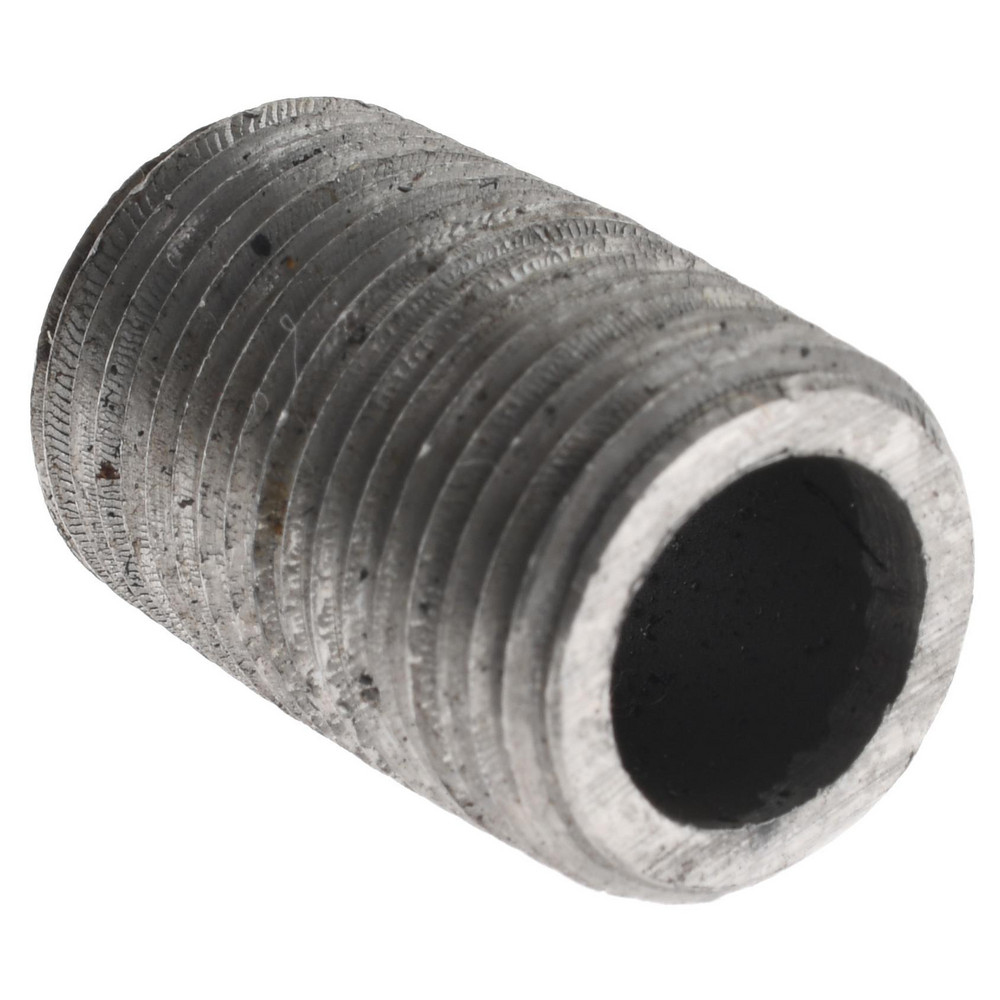 Value Collection Black Pipe Nipple: 3/8" Dia x 4" Long, Schedule 80 - MSCXNB03040