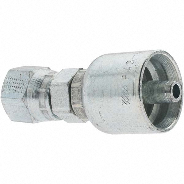 Parker Hydraulic Hose Female JIC Swivel 90 ° Elbow: 0.25" ID, 4 mm, 1/2-20 - KP46870
