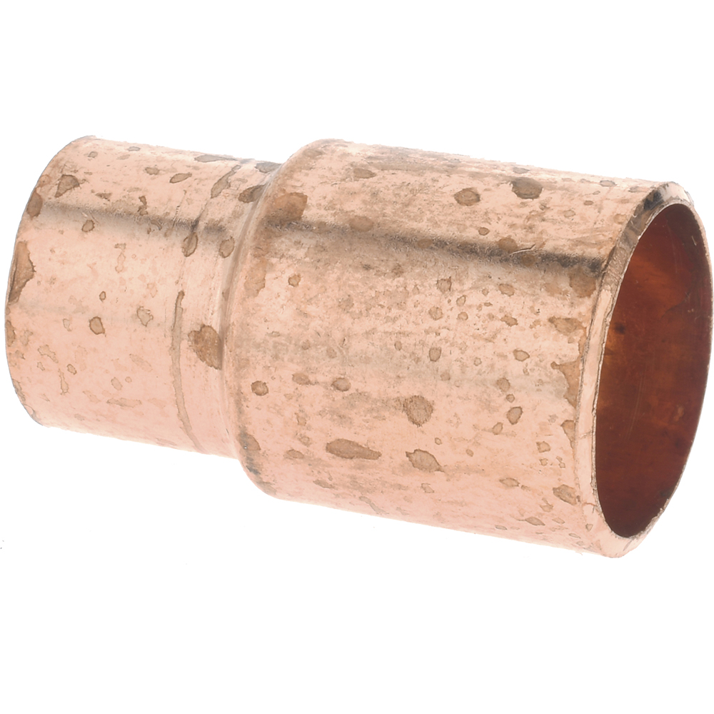 Mueller Industries Wrot Copper Pipe Flush Bushing: 3/4" x 1/2" Fitting, FTG x C, Solder Joint - W 01726