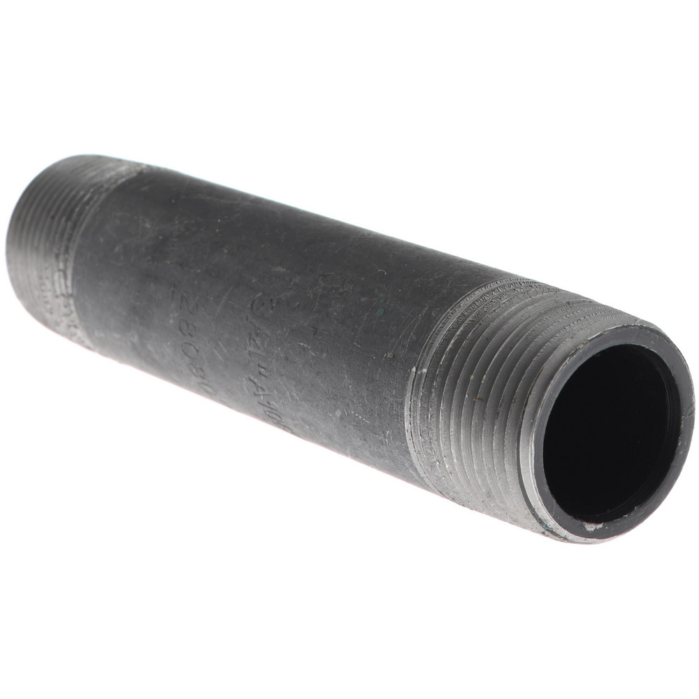 Value Collection Black Pipe Nipple: 3/4" Dia x 4-1/2" Long, Schedule 80 - MSCXNB05045