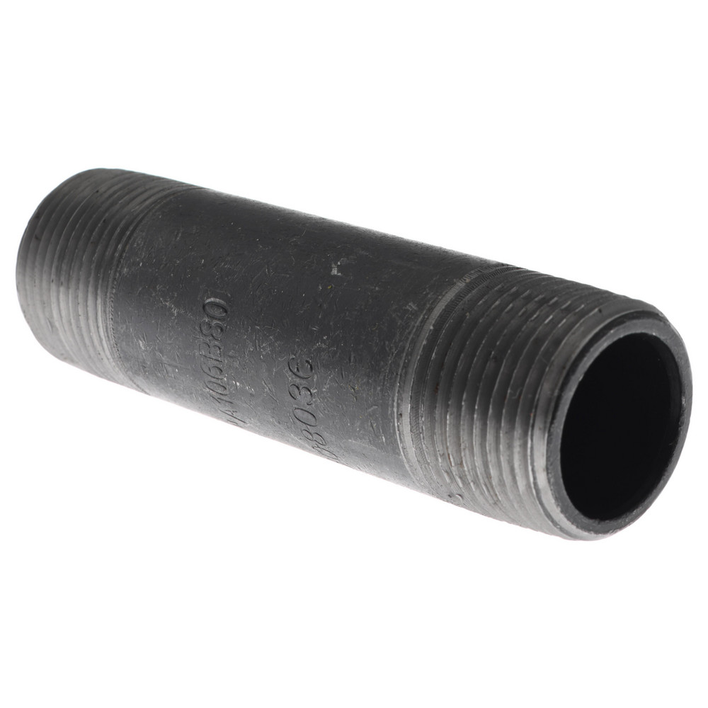 Value Collection Black Pipe Nipple: 3/4" Dia x 4-1/2" Long, Schedule 80 - MSCXNB05045