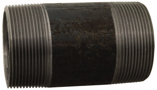 Value Collection Black Pipe Nipple: 3/4" Dia x 4-1/2" Long, Schedule 80 - MSCXNB05045