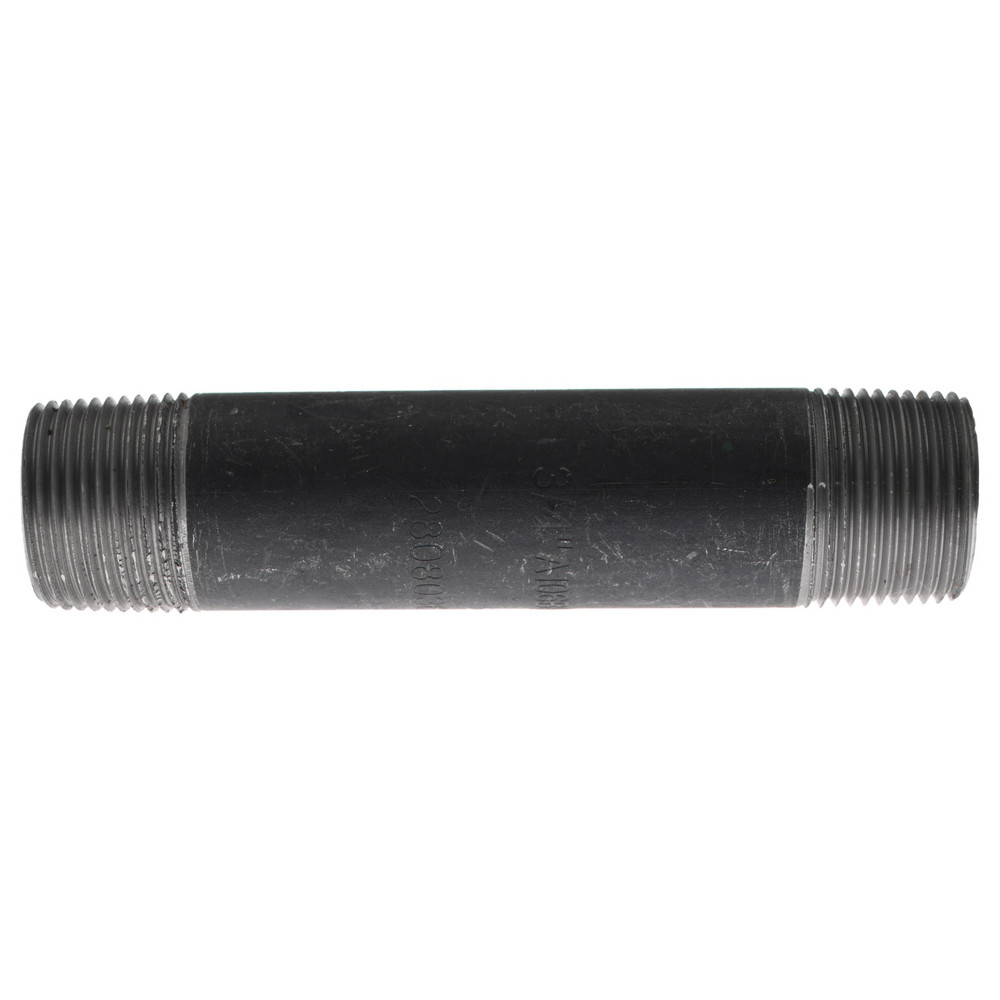 Value Collection Black Pipe Nipple: 3/4" Dia x 4-1/2" Long, Schedule 80 - MSCXNB05045