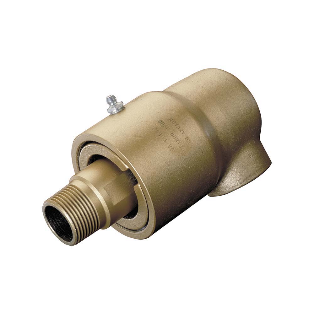 Duff-Norton 1 NPT Right Hand Rotor Thread, 1" NPT Port, 8-1/2" Body Length, Dual Flow, General Purpose (Stationary Syphon), Rotary Union - 730305C