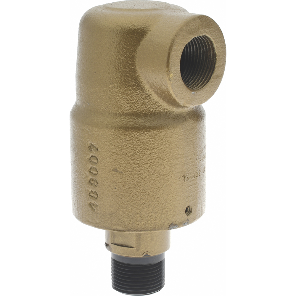 Duff-Norton 1 NPT Right Hand Rotor Thread, 1" NPT Port, 8-1/2" Body Length, Dual Flow, General Purpose (Stationary Syphon), Rotary Union - 730305C