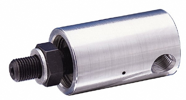Duff-Norton 1 NPT Right Hand Rotor Thread, 1" NPT Port, 8-1/2" Body Length, Dual Flow, General Purpose (Stationary Syphon), Rotary Union - 730305C