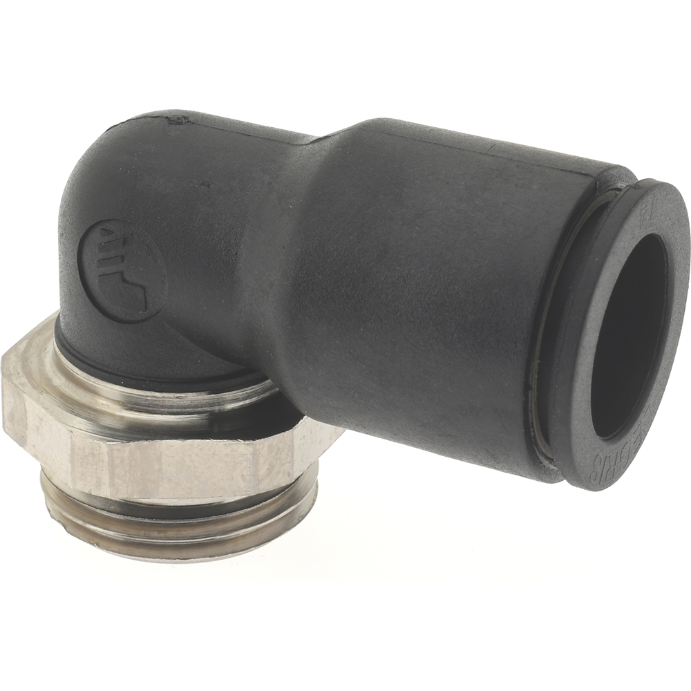 Legris Push-to-Connect Push-to-Connect Fitting: 90 deg Elbow, BSPP, 14.00 mm OD - 3199 14 21