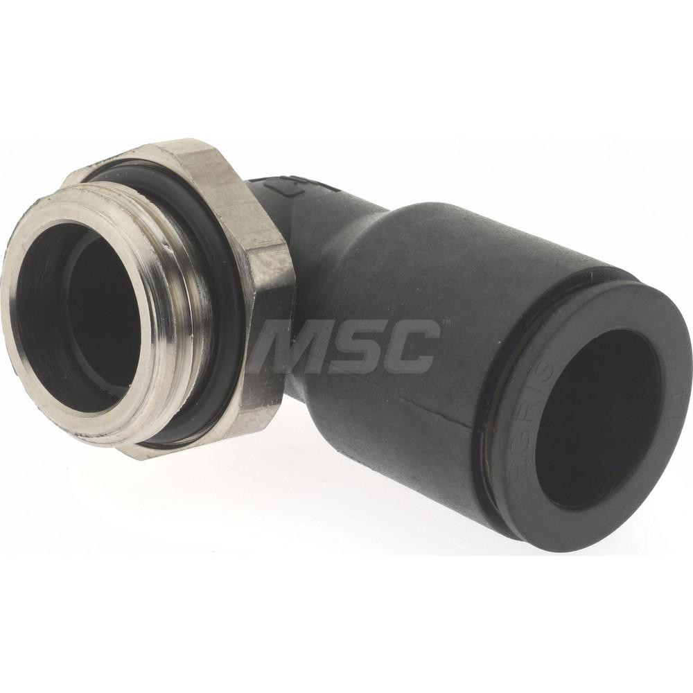 Legris Push-to-Connect Push-to-Connect Fitting: 90 deg Elbow, BSPP, 14.00 mm OD - 3199 14 21
