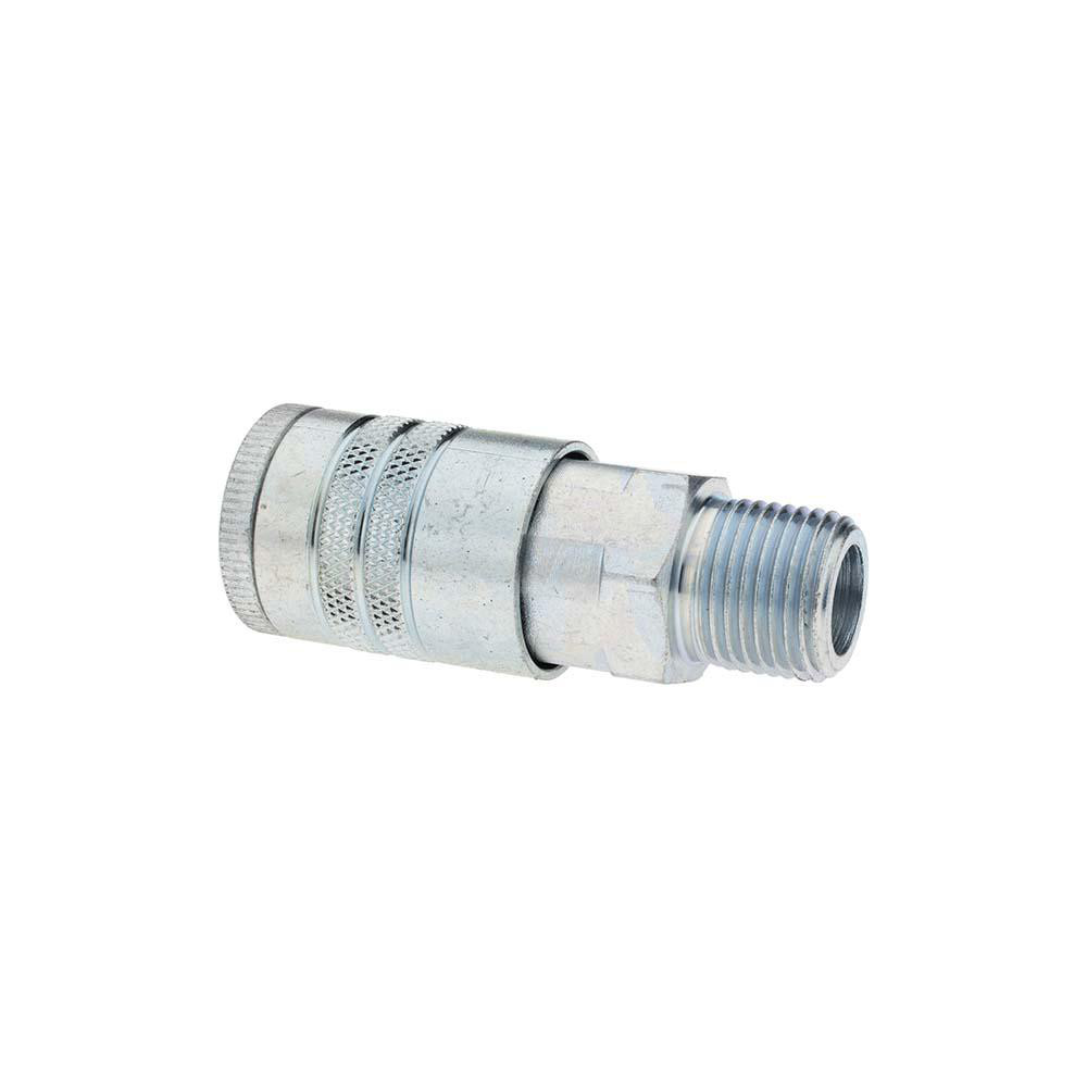 Parker Pneumatic Hose Coupling: 1/2-14, 1/2" Body Dia, Tru-Flate Automotive Interchange - 16-787