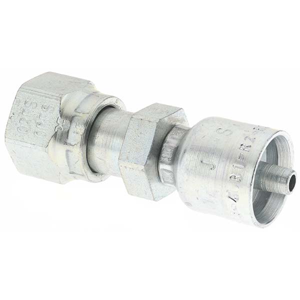 Parker Hydraulic Hose Female Seal-Lok Swivel Short Fitting: 0.25" ID, 4 mm, 3/8" - KP80035