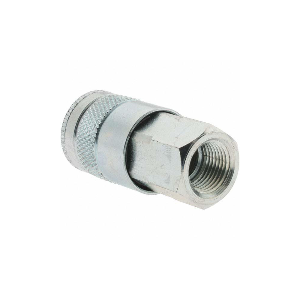 Parker Pneumatic Hose Coupling: 3/8-18, 3/8" Body Dia, Tru-Flate Automotive Interchange - 15-787