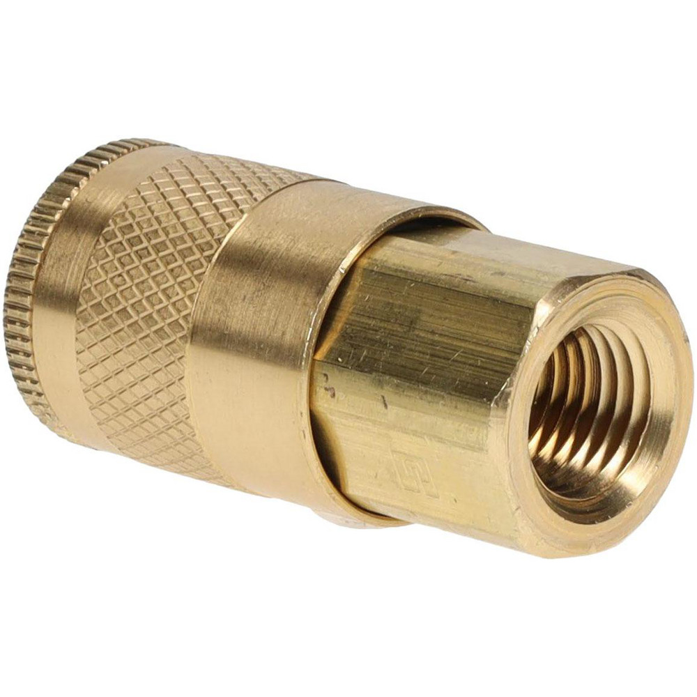 Parker Pneumatic Hose Coupling: 3/8-18, 3/8" Body Dia, Tru-Flate Automotive Interchange - 15-787