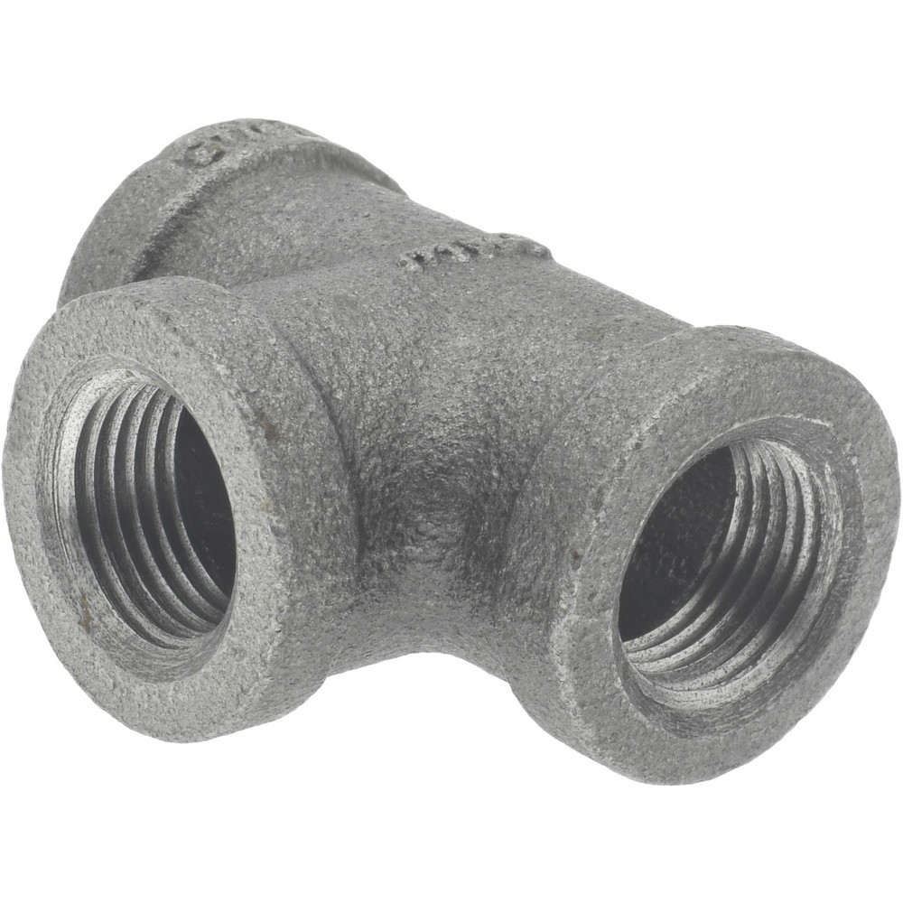 Value Collection Black Pipe Fittings: Tee, 3/8", Threaded, Malleable Iron - B-TEE03
