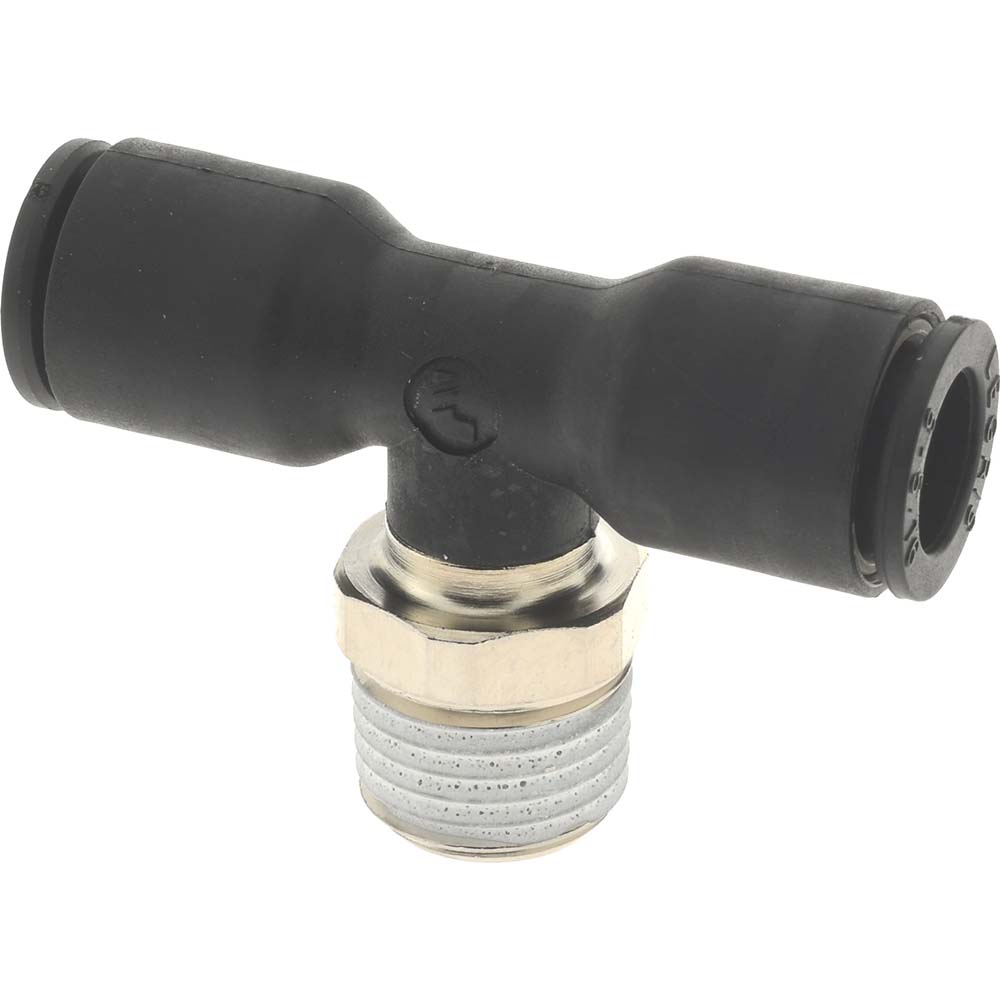 Legris Push-to-Connect Fitting: Male Branch Tee, NPT, 5/16" OD - 3108 08 14