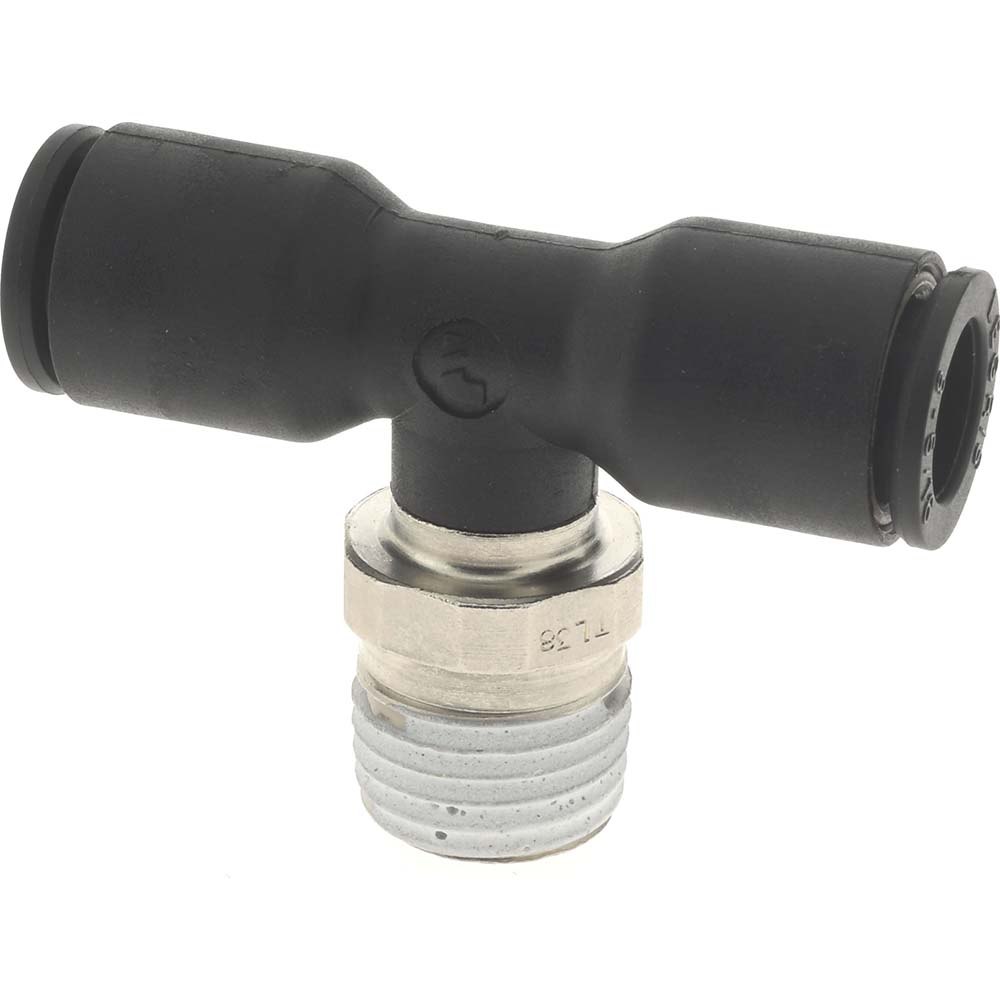 Legris Push-to-Connect Fitting: Male Branch Tee, NPT, 5/16" OD - 3108 08 14
