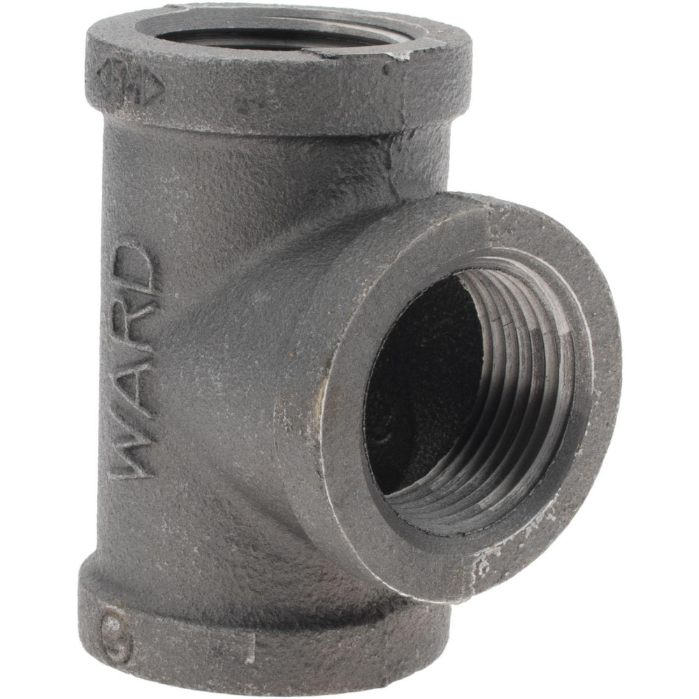 Value Collection Black Pipe Fittings: Tee, 1", Threaded, Malleable Iron - MDB130 25-5