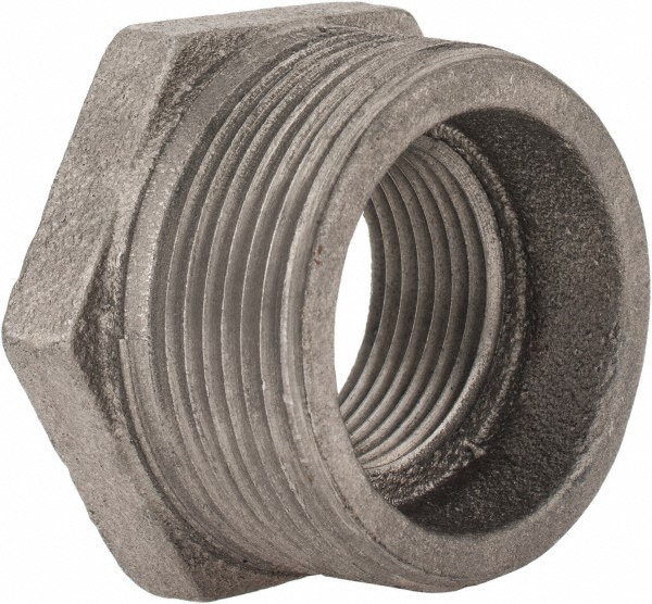 Merit Brass Pipe Bushing: 2 x 1-1/2", 316 Stainless Steel - K614-3224