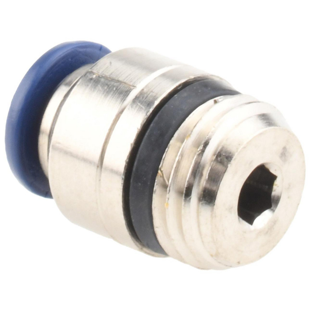 PRO-SOURCE Push-to-Connect Tube x Universal Thread Fitting: Straight & Male, 1/4 Thread, Universal, 1/4" OD - 2555514465PRO