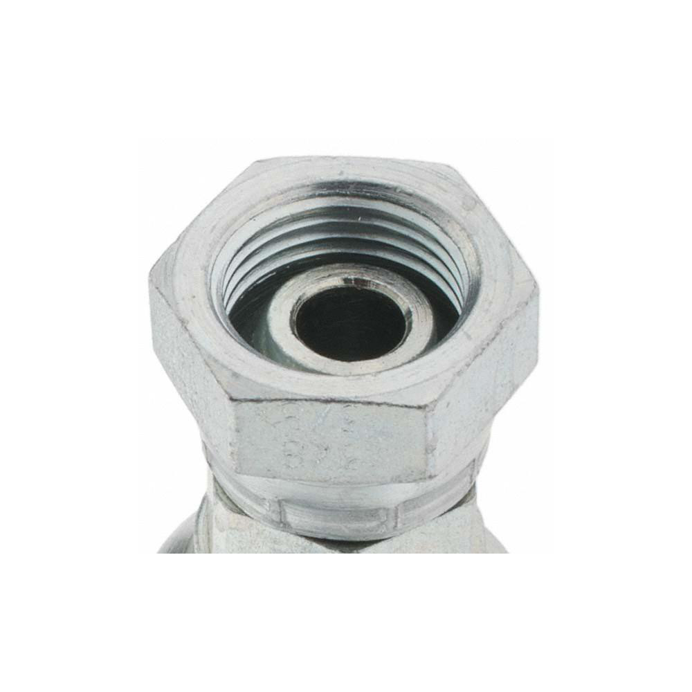 Parker Hydraulic Hose Female Swivel Fitting: 0.375" ID, 6 mm, 3/8" - KP46917