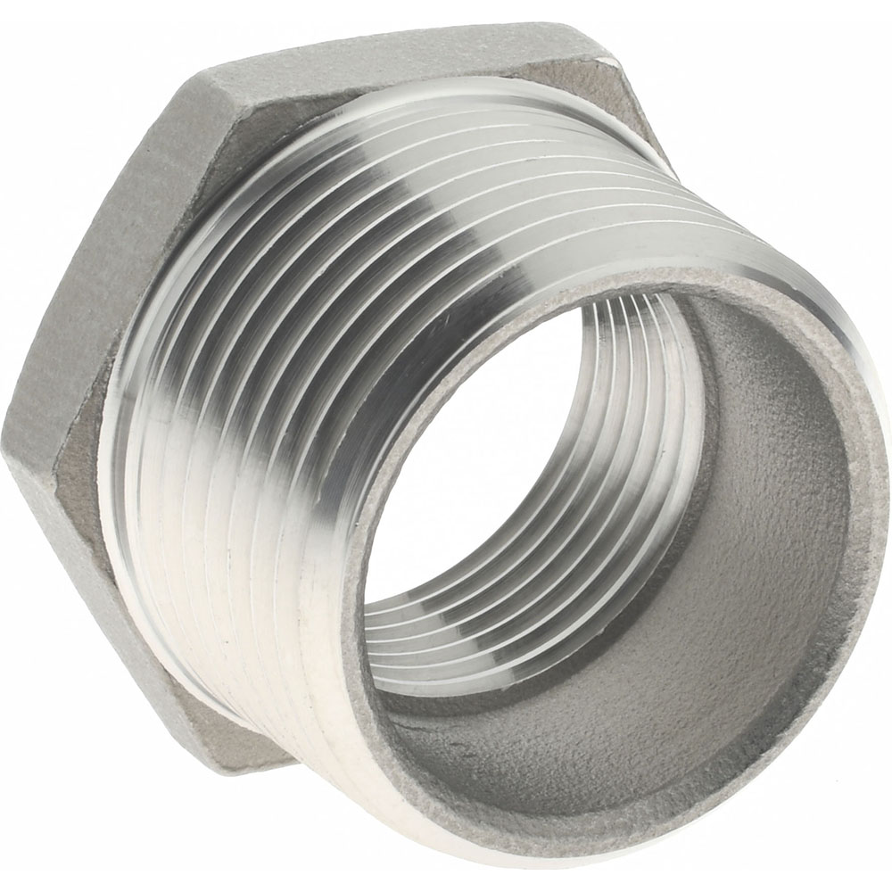 Merit Brass Pipe Bushing: 1 x 3/4", 316 Stainless Steel - K614-1612
