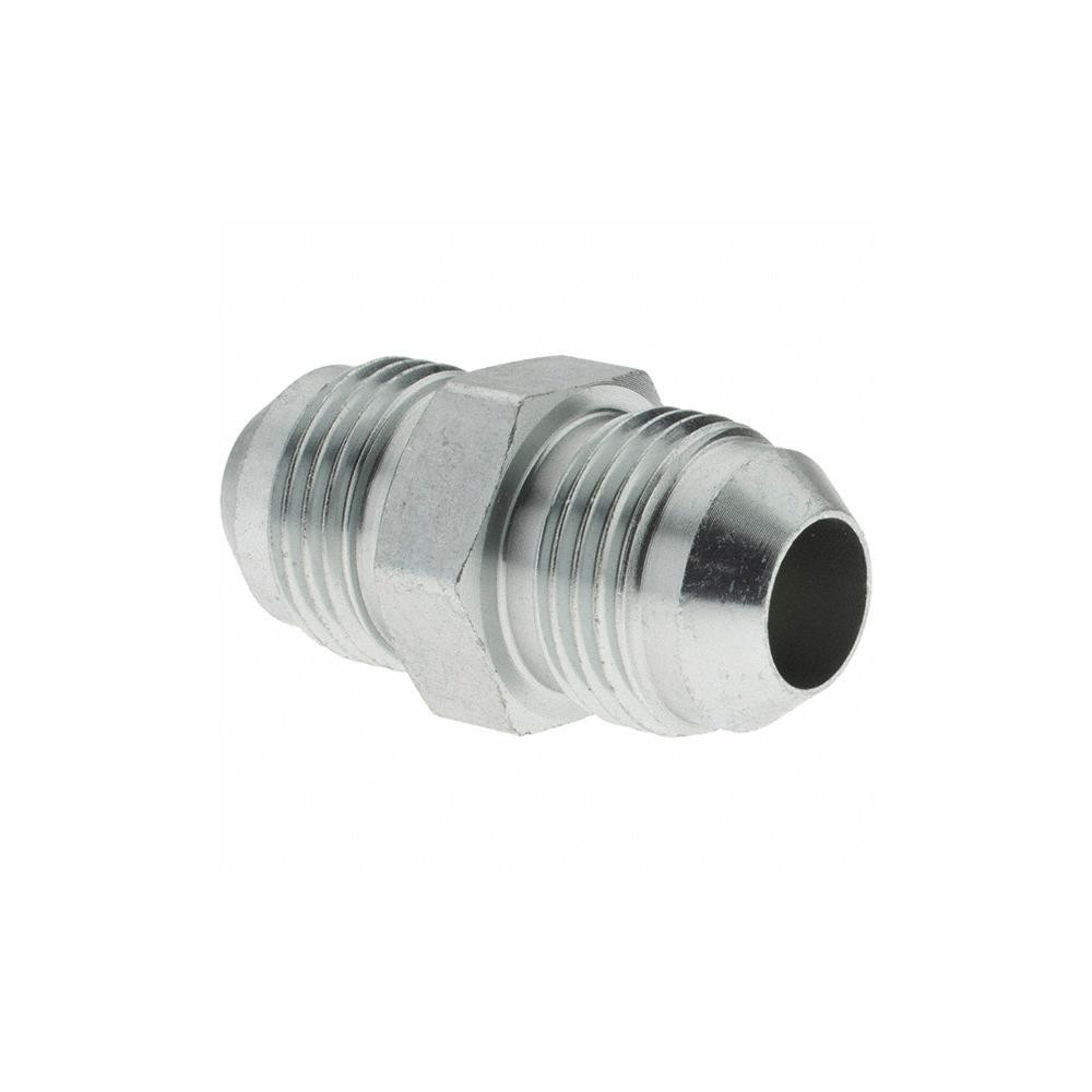 Parker Steel Flared Tube Connector: 1/2" OD, 37 deg Flared Angle - KP67151