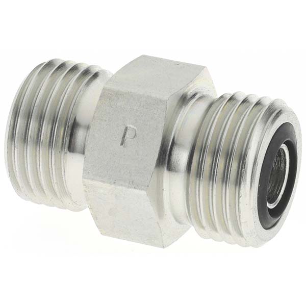 Parker Steel Flared Tube Connector: 1/2" OD, 37 deg Flared Angle - KP67151