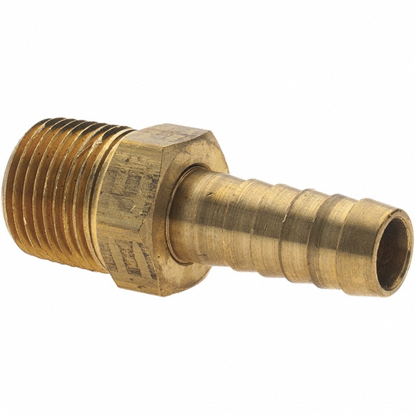 Parker Barbed Hose Fitting: 3/8" x 3/8" ID Hose, Elbow - 129HB-6-6