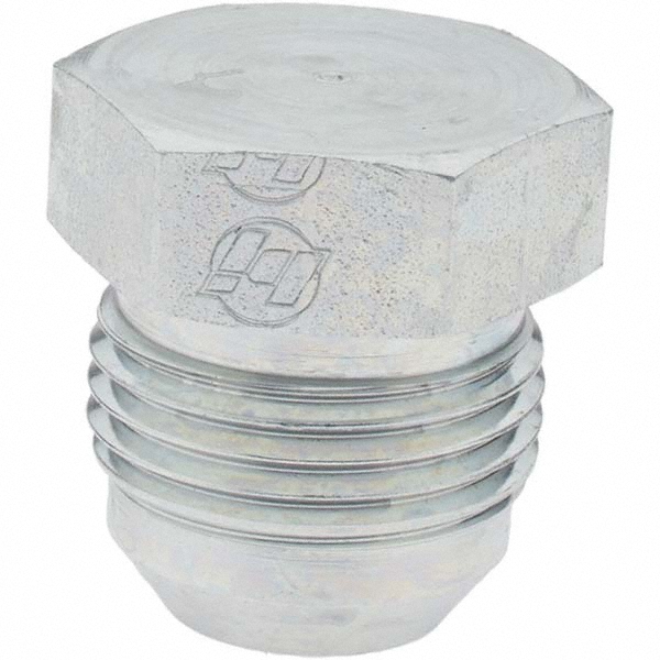 Brennan Steel Flared Tube Plug: 1" OD, 1-5/16-12 Thread, 37 deg Flared Angle - 10456