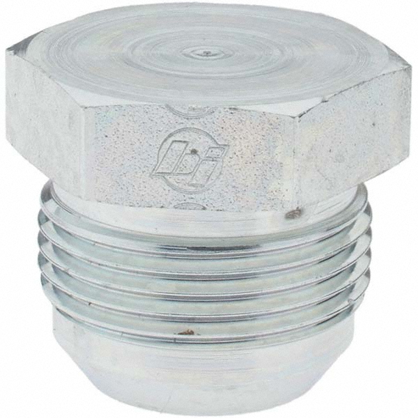 Brennan Steel Flared Tube Plug: 1" OD, 1-5/16-12 Thread, 37 deg Flared Angle - 10456