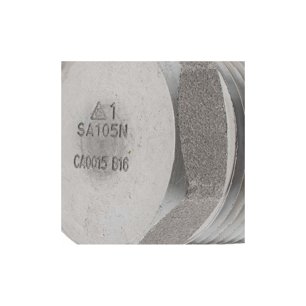Value Collection Black Pipe Fittings: Hex Plug, 1", NPT, Forged Carbon Steel - -12147-5