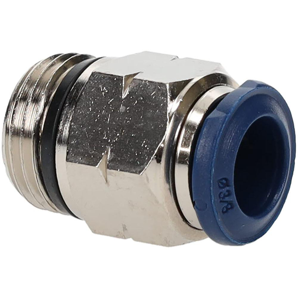 PRO-SOURCE Push-to-Connect Tube x Universal Thread Fitting: Swivel Branch Tee, 3/8 Thread, Universal, 3/8" OD - 2555738365PRO