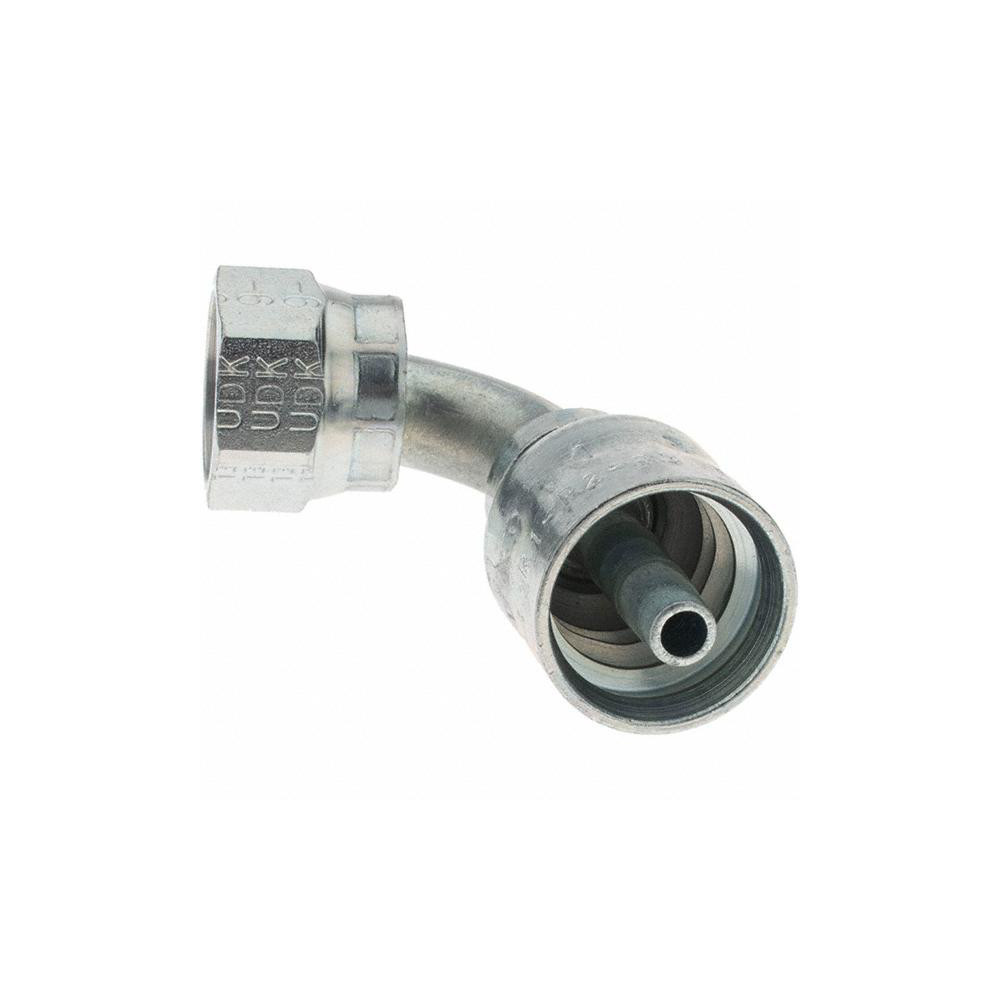 Parker Hydraulic Hose Short Drop Female Seal-Lok Swivel 90 ° Elbow: 0.25" ID, 4 mm, 11/16-16 - KP80022