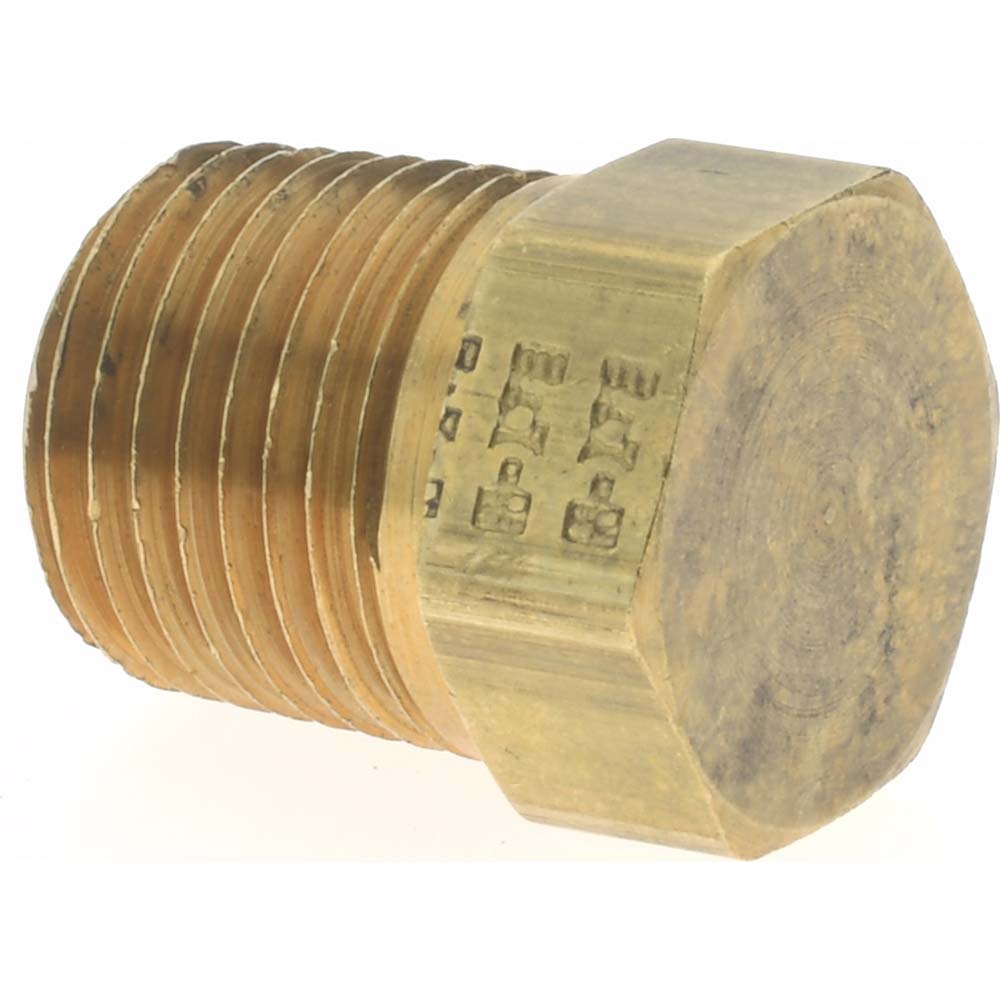 Eaton Industrial Pipe Hex Plug: 3/8 x 1/4" Male Thread, MNPTF - 3325X6X4