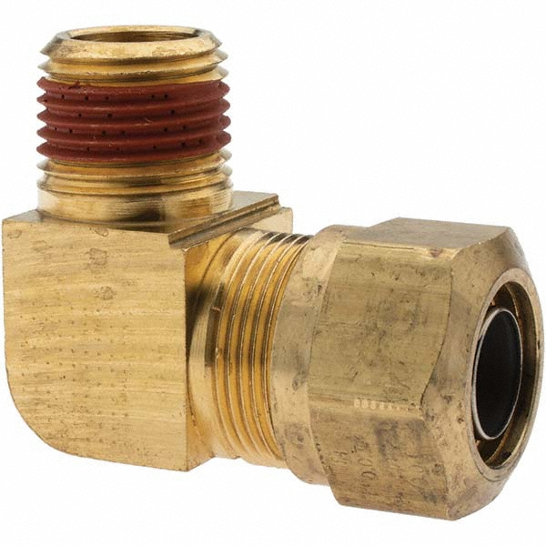 Parker Compression Tube Male Elbow: 5/8" Tube OD - -10779-2