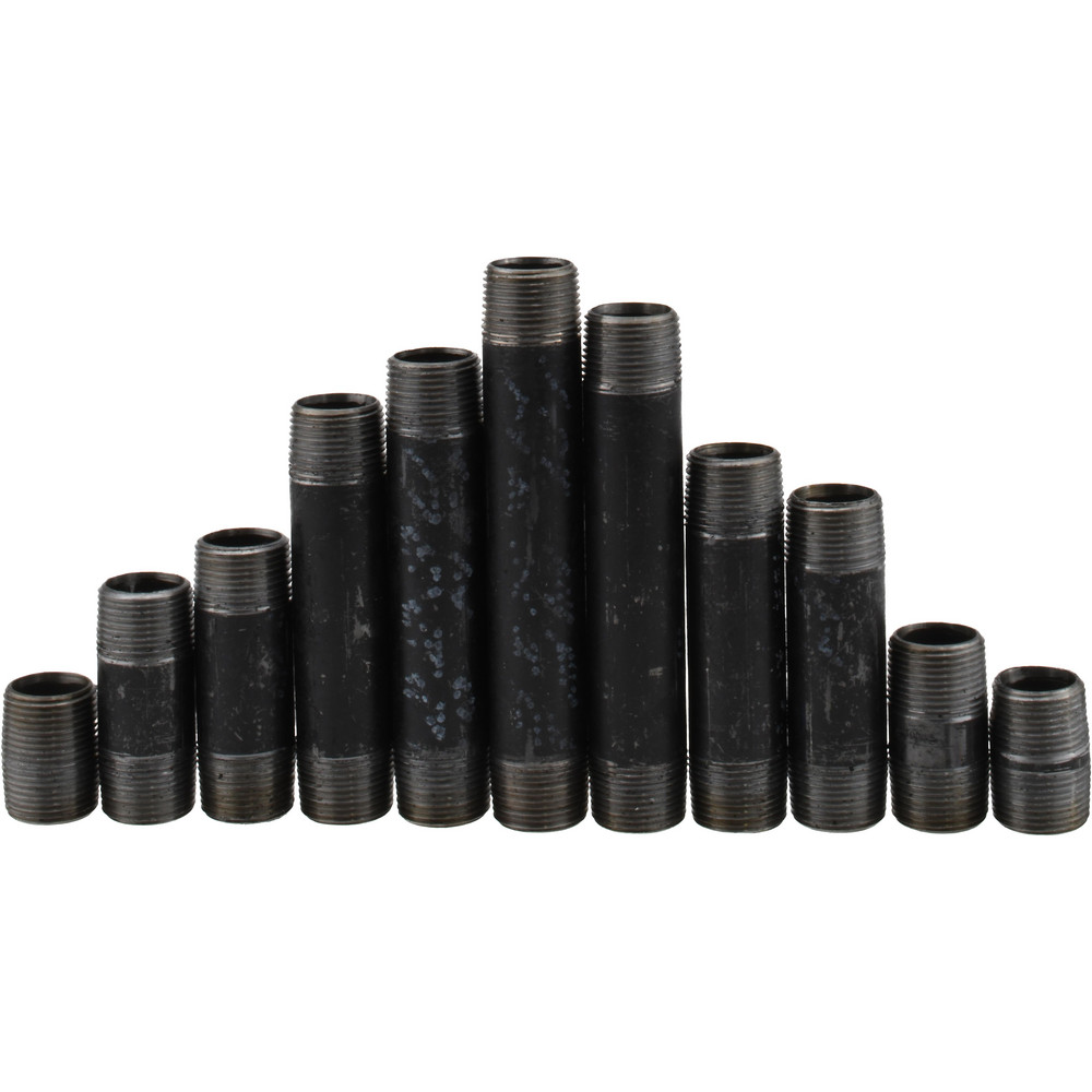 Anvil 66 Piece, 1/2" Pipe, Black Finished Steel Pipe Nipple Set - 0334000403