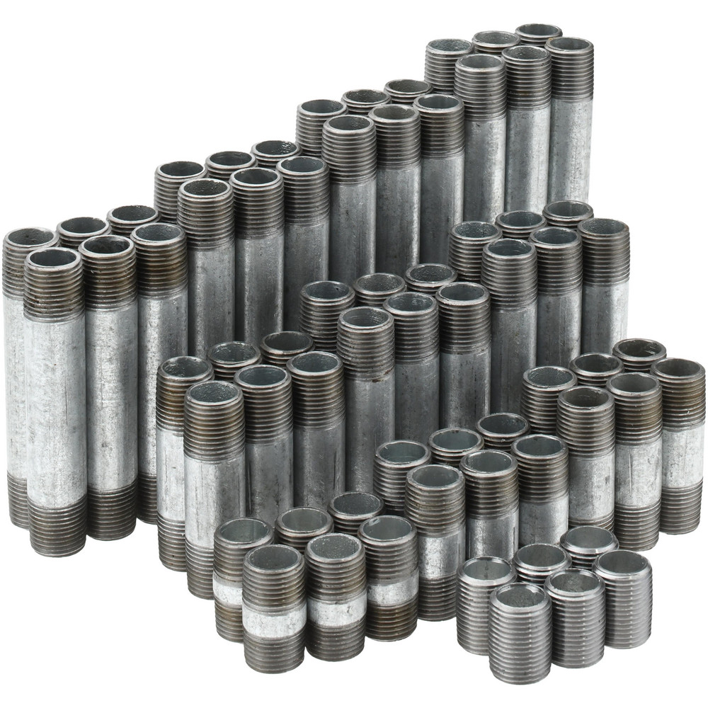Anvil 66 Piece, 1/2" Pipe, Black Finished Steel Pipe Nipple Set - 0334000403